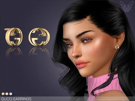 gucci earrings sims 4|sims 4 Gucci dress cc.